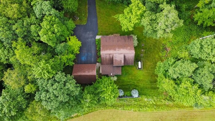Wooded Lot from Above